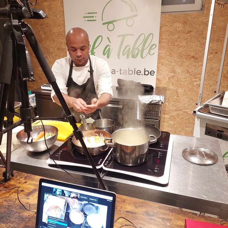 fusion cuisine cooking chef in Brussels
